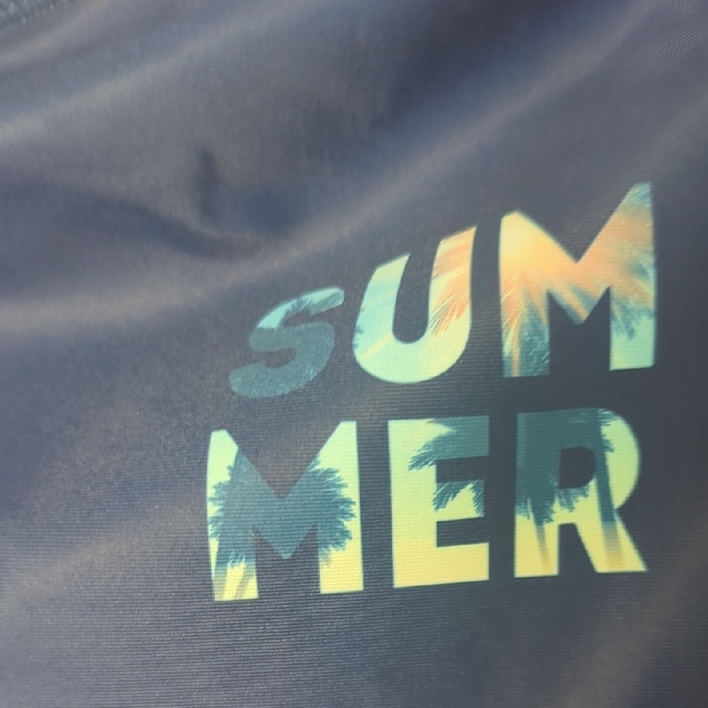 Sol Swim Kids Navy Rashguard - Picture 5 of 7